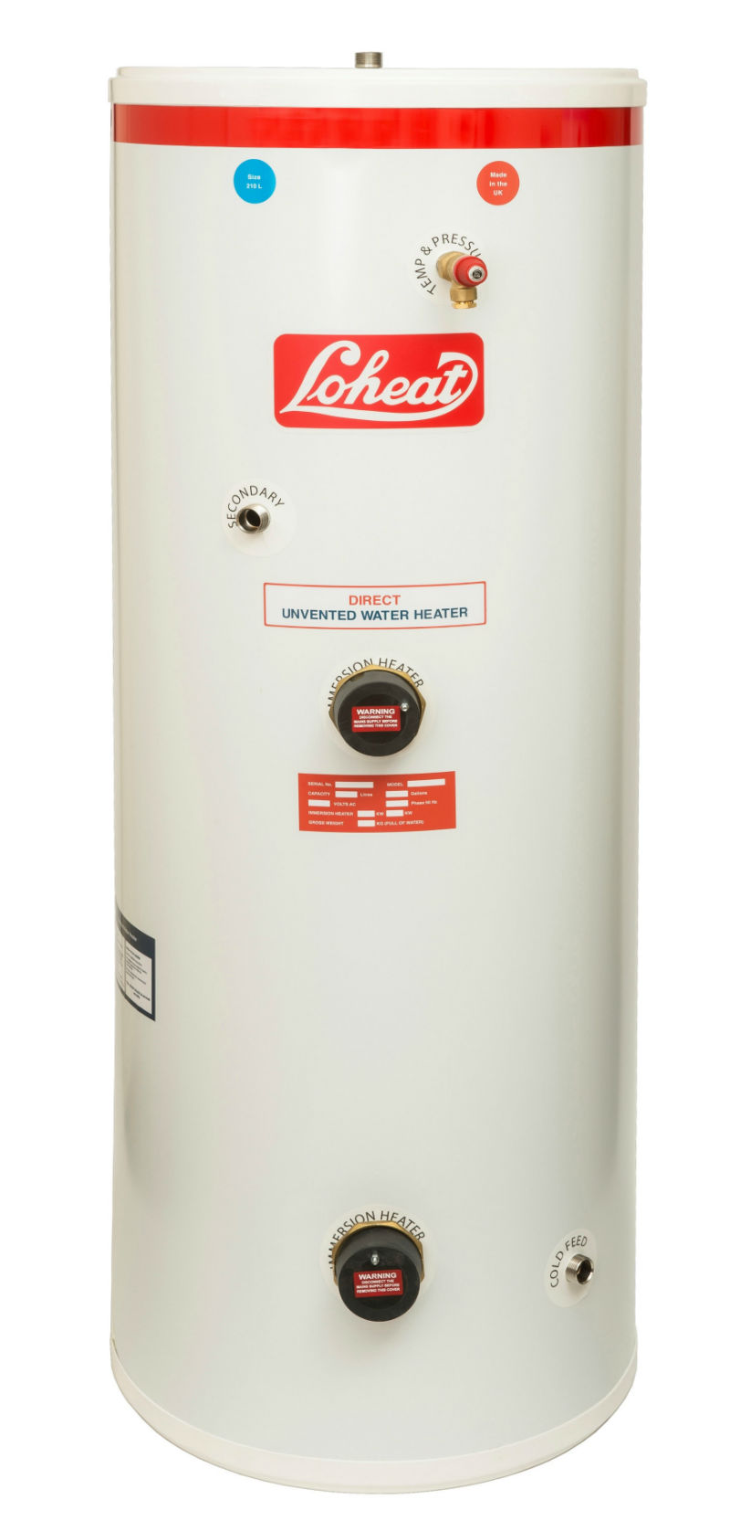 Pressurised Water Heaters | Loheat